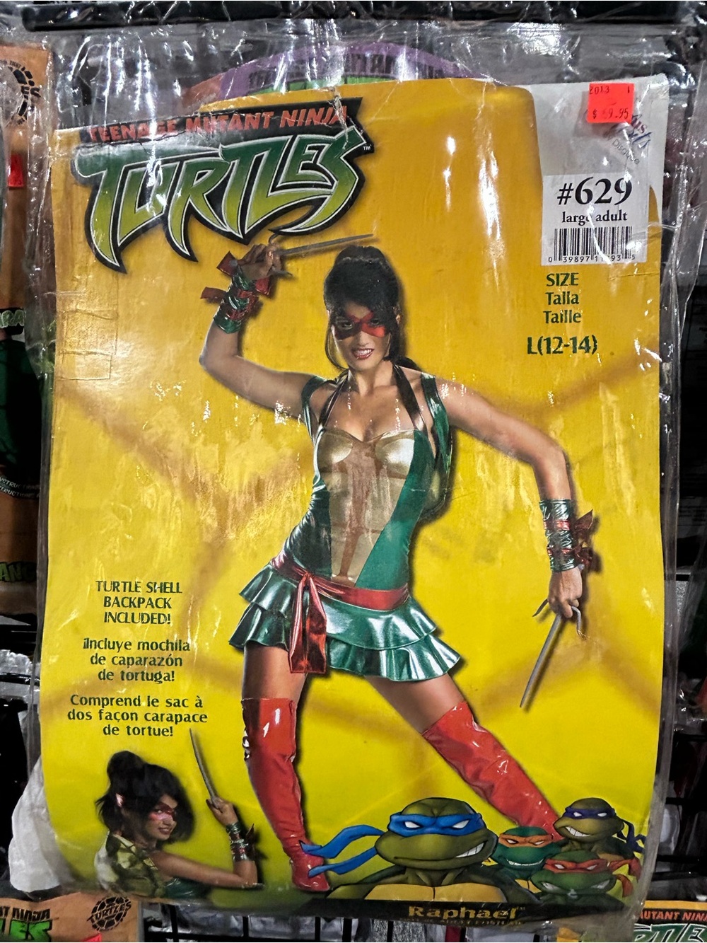 Disguise Raphael-Inspired Women's Costume - Green & Red